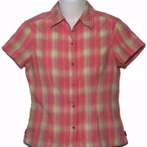 North Face Shirt Plaid Women's Size Small